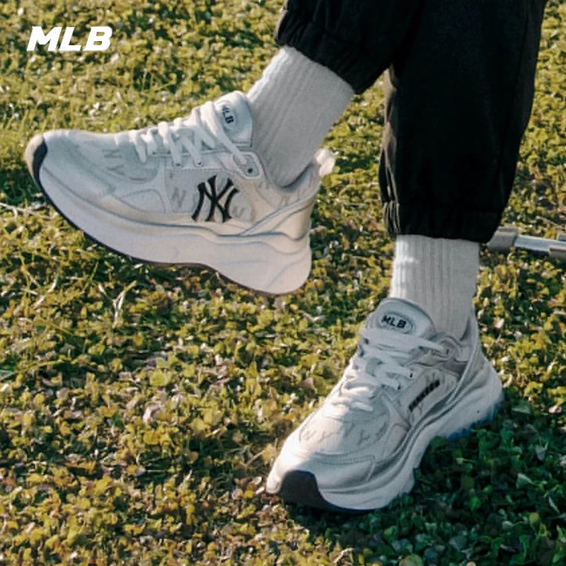 MLB男鞋女鞋2025夏季新款低帮运动鞋轻便跑鞋缓震跑步鞋3ARNFSB4N