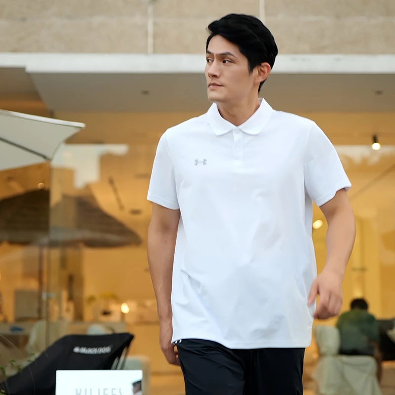 【反季捡漏】安德玛夏POLO衫男士运动健身休闲透气速干翻领短袖T恤