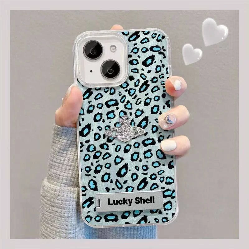 薄荷豹纹苹果16/15PROMAX手机壳12/11女iPhoneXSXR网红7/8/6plus