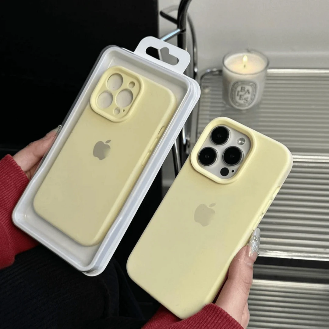 官方液态硅胶爆款iPhone16pm乳胶13手机壳苹果15亲肤感14纯色网红