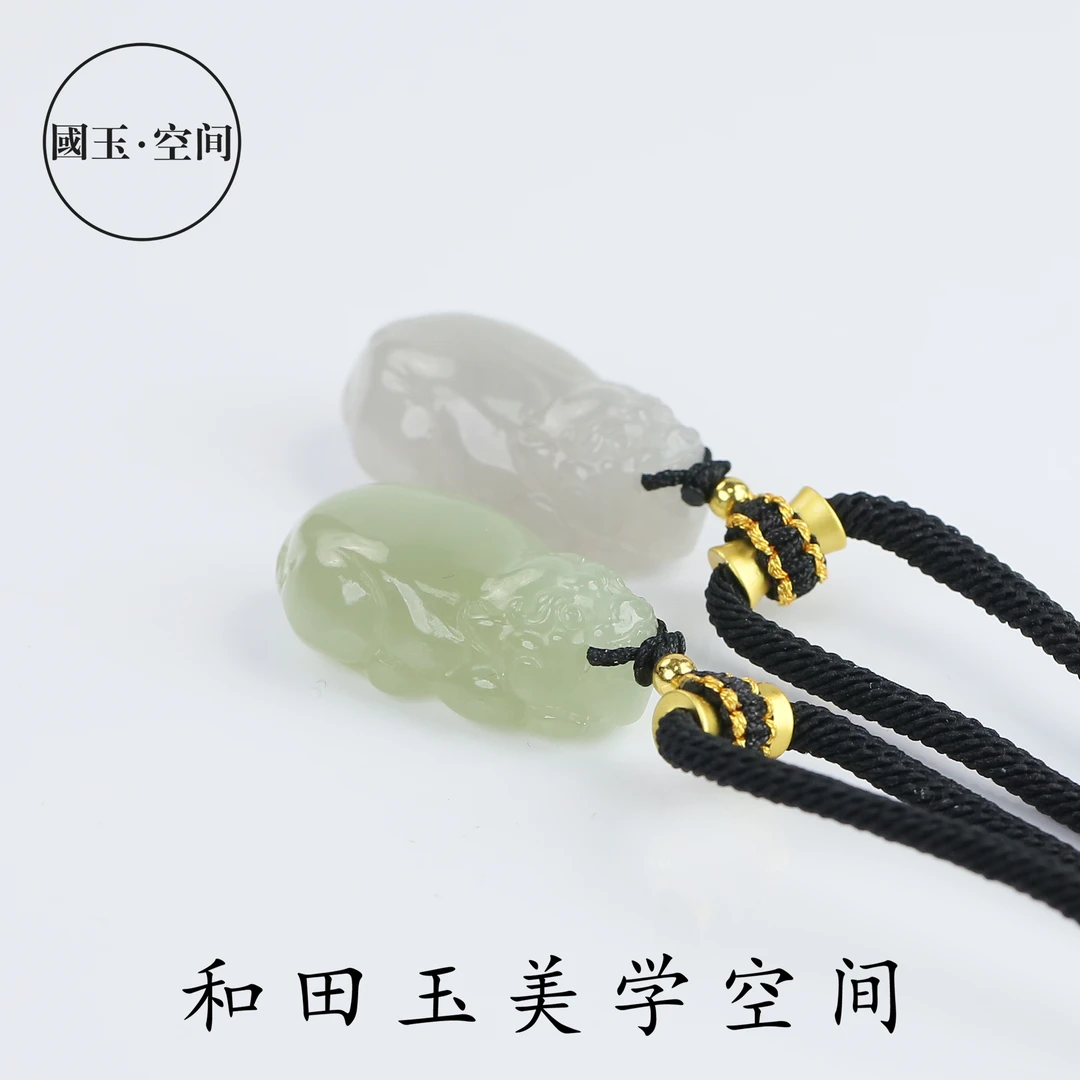 国玉天工天然和田玉老坑料貔貅吊坠（多样性发货，拍一发一）