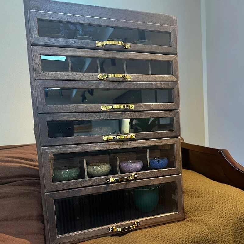 【熙然泽木】北美黑胡桃木牙科柜收纳柜