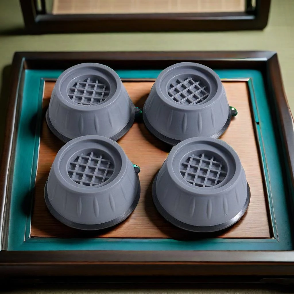 滚筒洗衣机防震垫防滑减震橡胶垫增高底座冰箱通用脚垫固定器防震