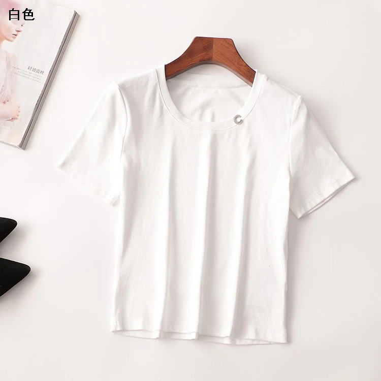 243525夏短款短袖圆领T恤