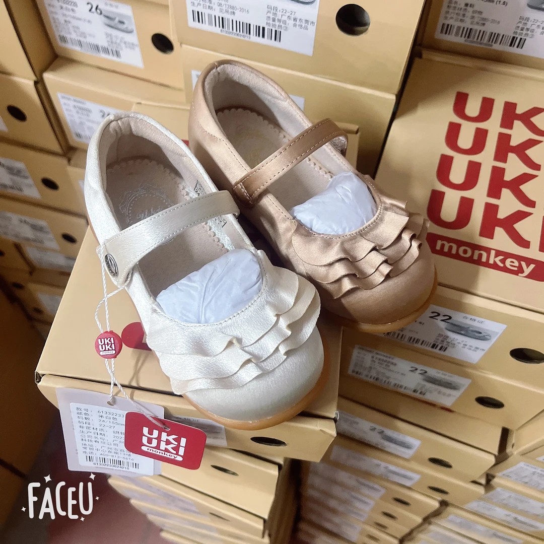 U家2233款今年新款公主鞋女童凉鞋