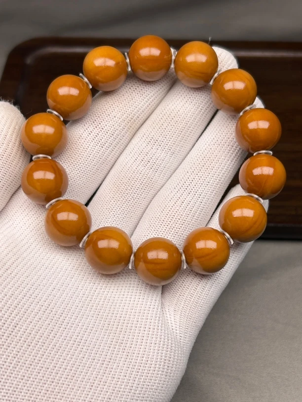 1.55橄榄核正圆光珠福利文玩手串