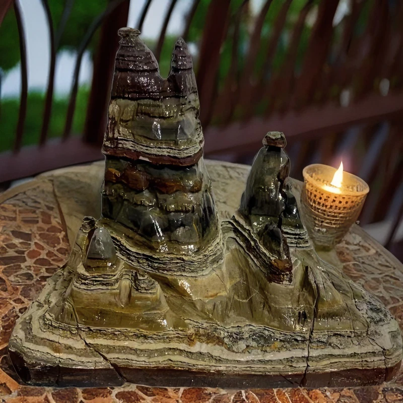 灵璧石 适用 鱼缸 办公 茶桌 阳台 摆件 园艺山峰