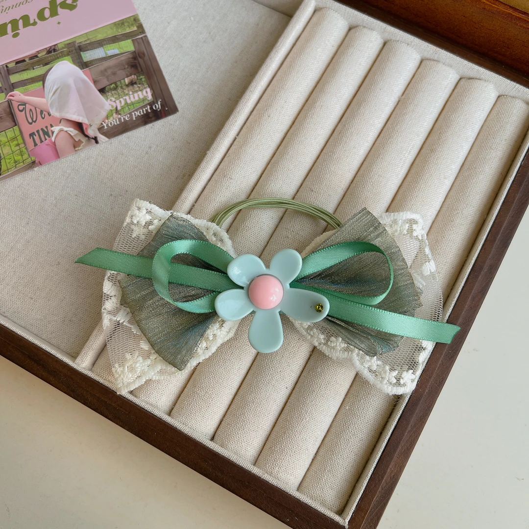 6333蝴蝶结发圈甜美发饰头绳