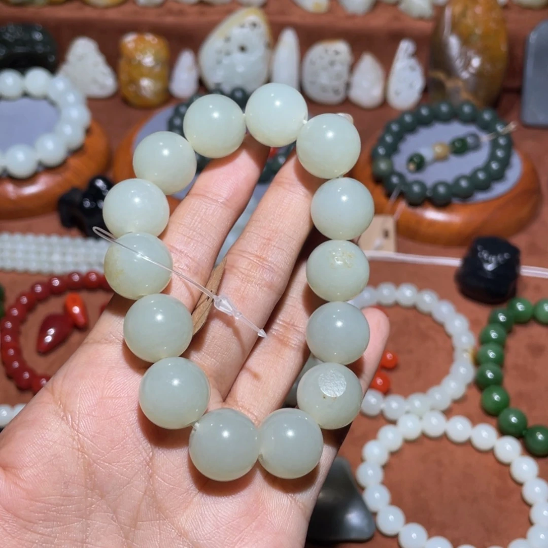 【闪购商品】和田玉手串未镶嵌發****發