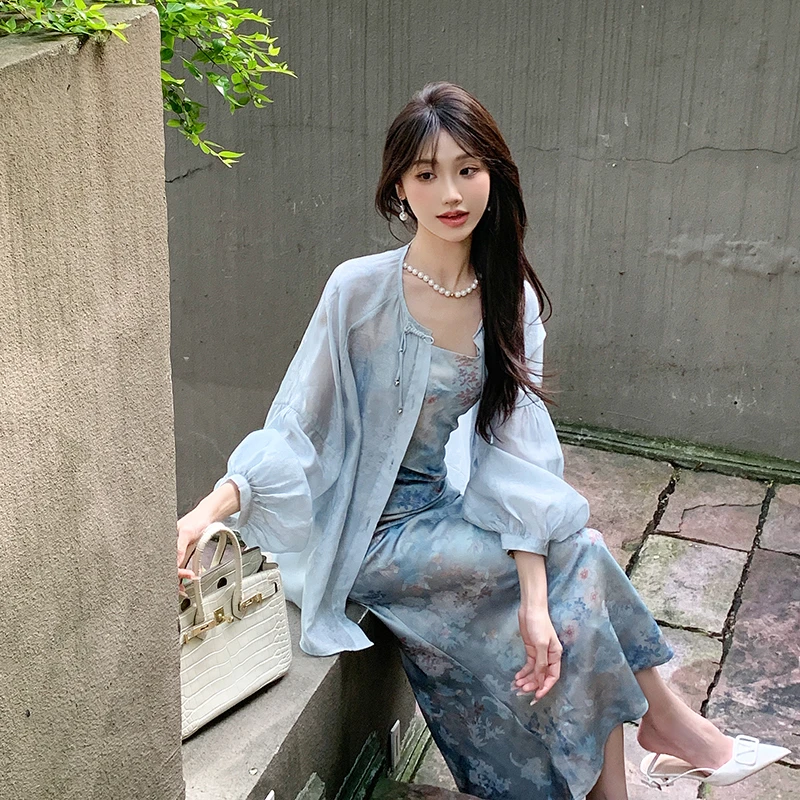 【果果家优选】江南新中式国风气质外套2024新款套装时尚小众外衫