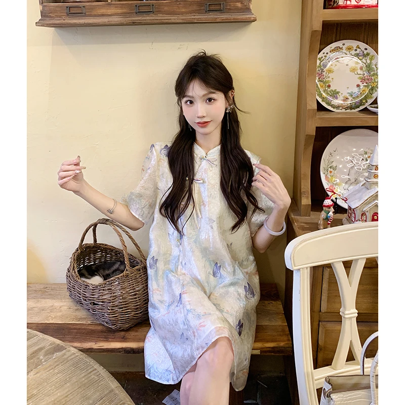 【果果家优选】新中式国风小众仙女裙宽松显瘦连衣裙