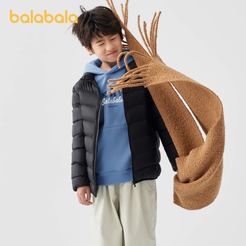 巴拉巴拉童装男童羽绒服秋冬季女小大童亲子外套24107206