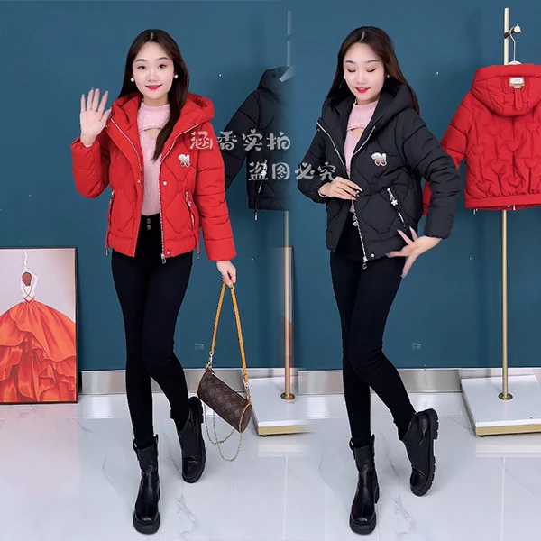 棉衣棉服外套女秋冬洋气小个子时尚百搭时尚加厚棉袄  8901