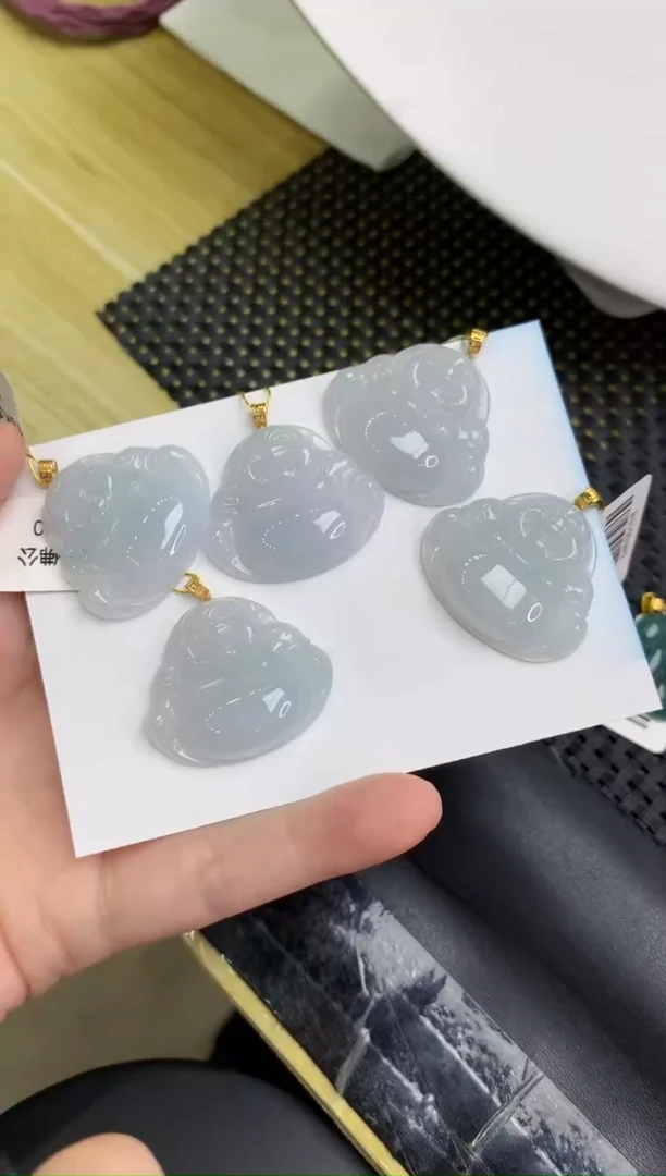 【闪购商品】翡翠颈饰18K金镶嵌38（多样性发 发其一）