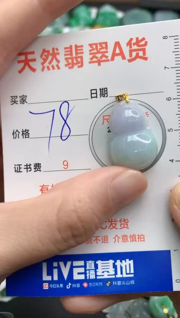【闪购商品】翡翠颈饰18K金镶嵌45