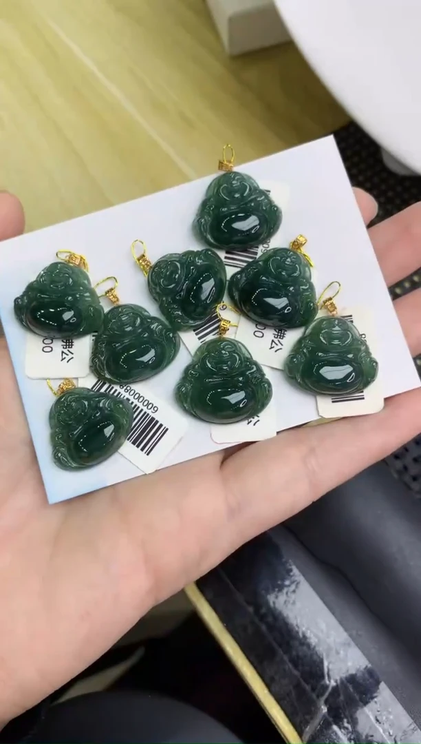 【闪购商品】翡翠颈饰18K金镶嵌39（多样性发 发其一）