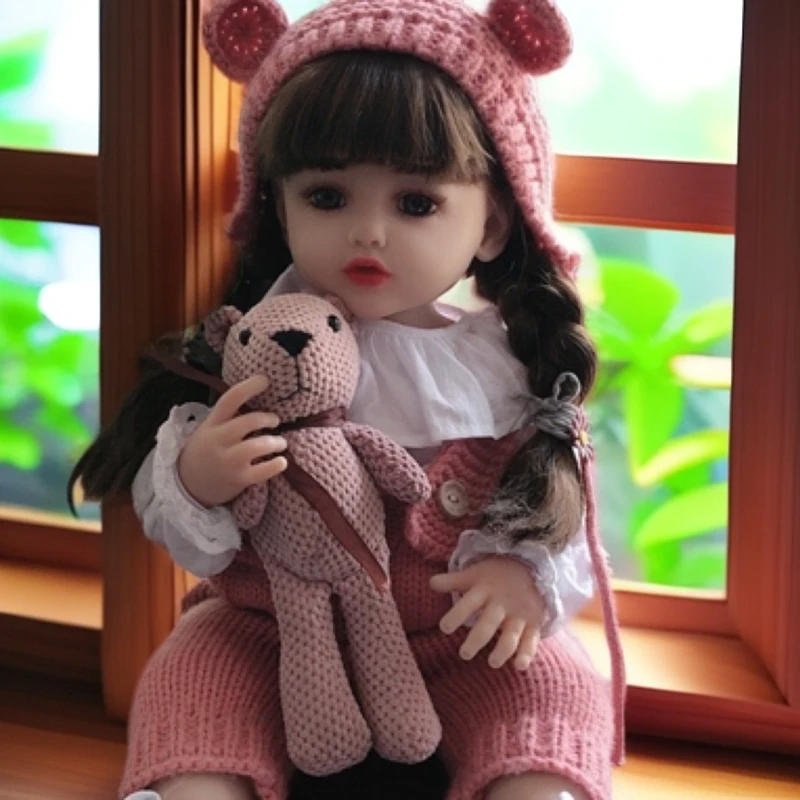 【霏霏家】AI智能对话娃娃小甜心55CM左右全搪胶可水洗仿真重生娃娃