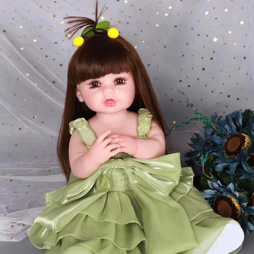 【霏霏家】小柚子 55-60cm左右3D高彩全胶水洗重生娃娃