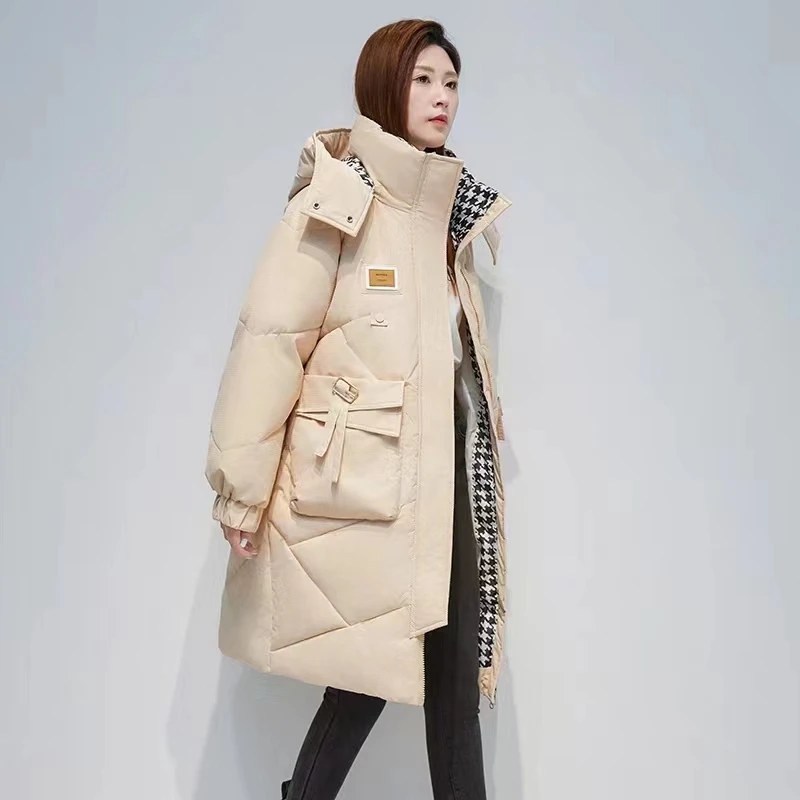 A款 JD813--2024新款连帽加厚棉服黑金石墨烯棉服