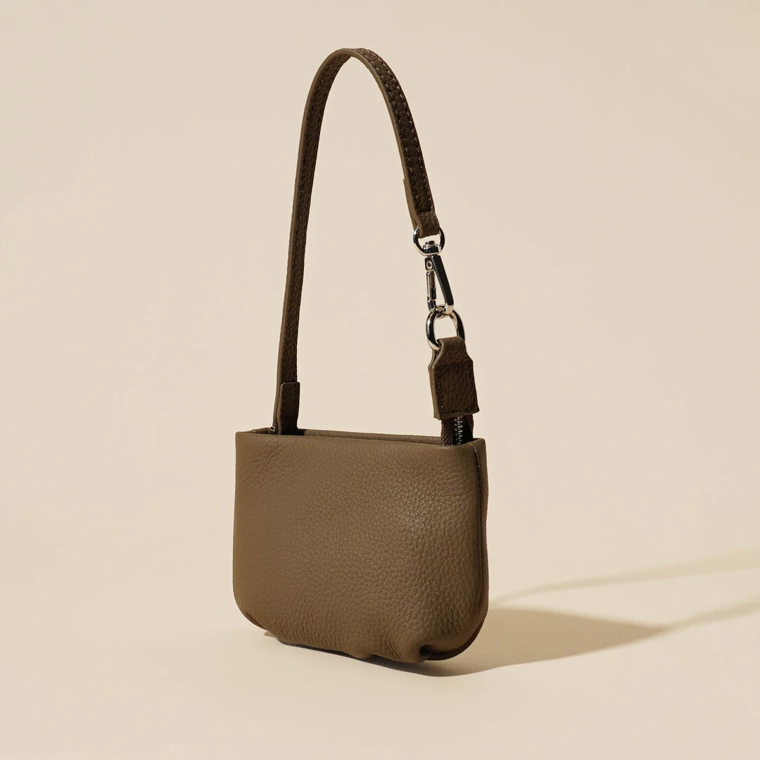 岩牛轻奢零钱包休闲女士小众单肩女士YN3280