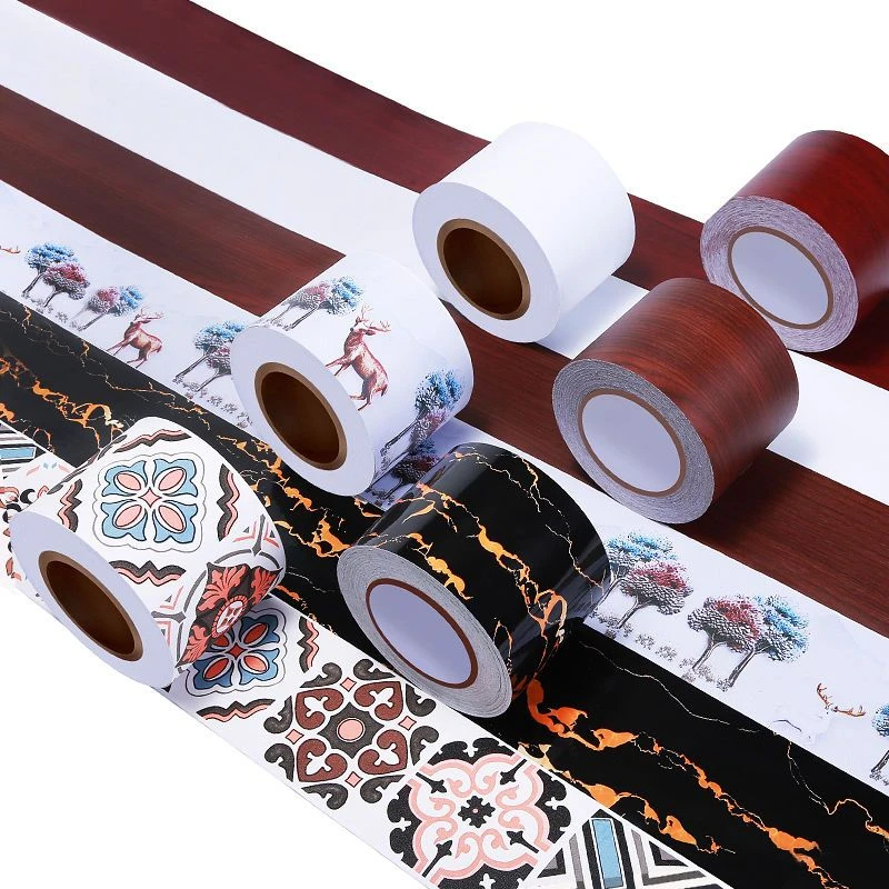 自粘踢脚线墙贴翻新地脚线防水防潮腰线贴纸窗台门边框波导线装饰