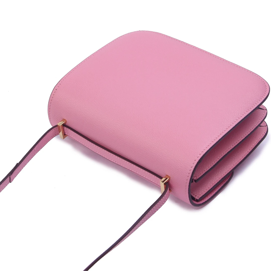 251#KK单色新款时尚女包轻奢潮流百搭简约单肩斜挎空姐包