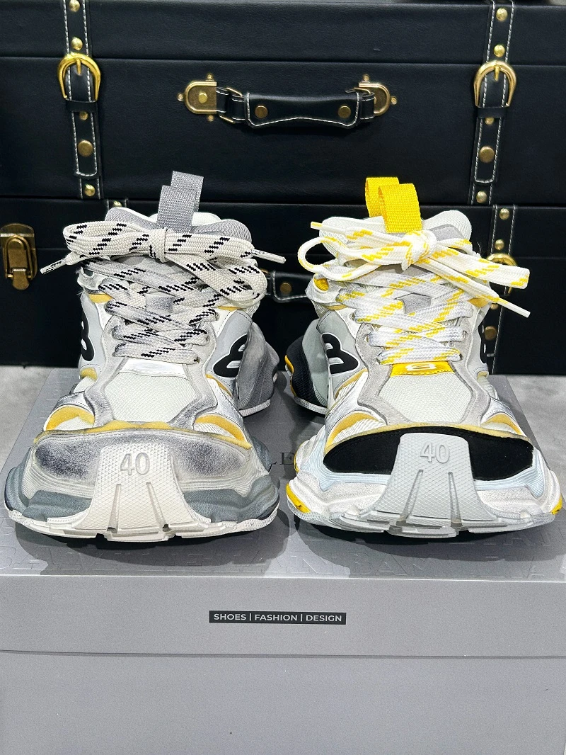 5.0高版本做旧男女情侣老爹鞋网面透气欧货走秀款百搭运动休闲鞋