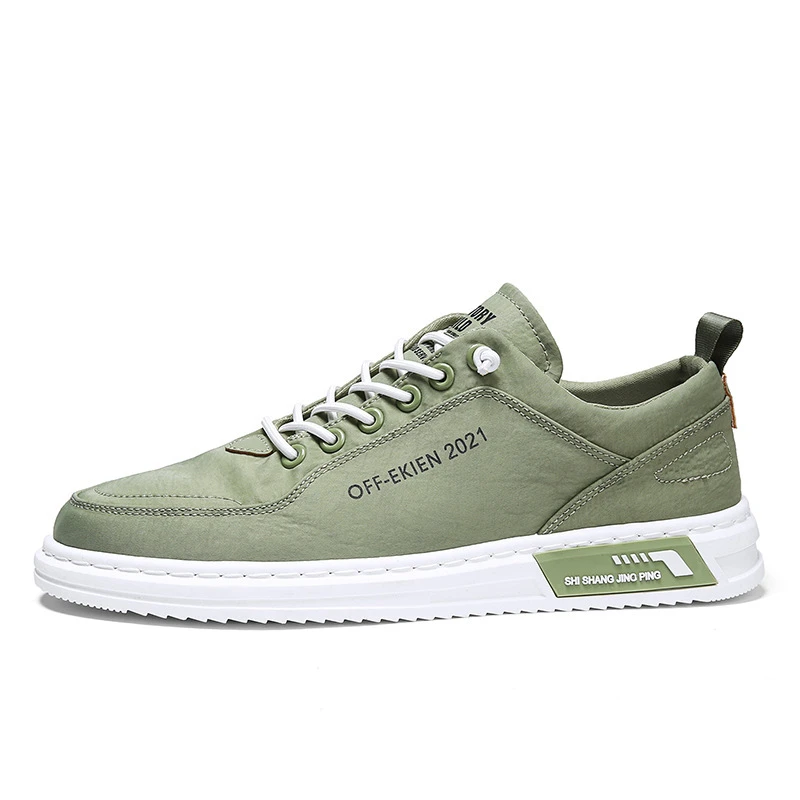 鞋子百搭防臭布鞋冰丝新款春季男士低帮一脚蹬透气男鞋潮流帆布鞋