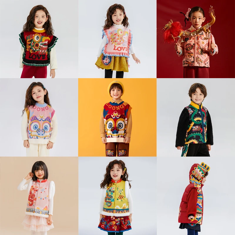 【拼手速马甲】年衣童装马甲集合秋冬外穿女童上衣男宝针织背心潮G