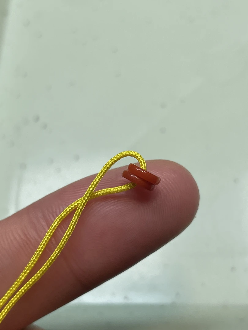 精品南红配饰隔片尺寸5毫米两颗