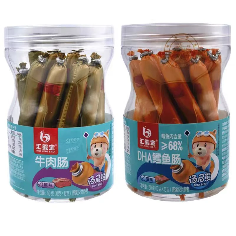 LYN汇婴宝DHA营养虾味鳕鱼肠牛肉肠细腻即食