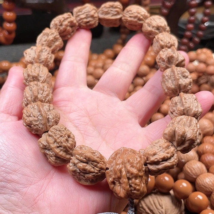 猴头核桃手串1.7蛤蟆头