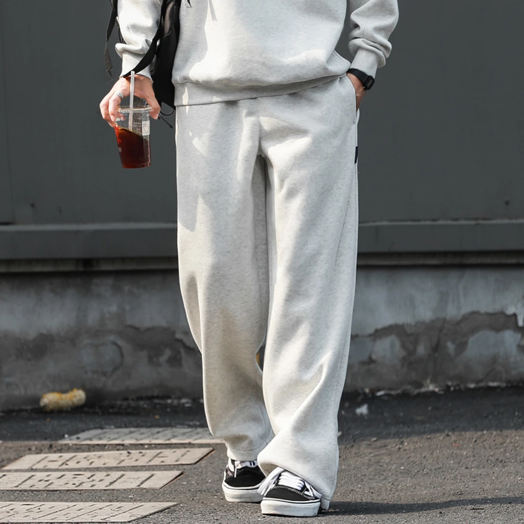 350g重磅WTESCAPE春秋季直筒分割卫裤潮牌显瘦男女休闲运动长裤