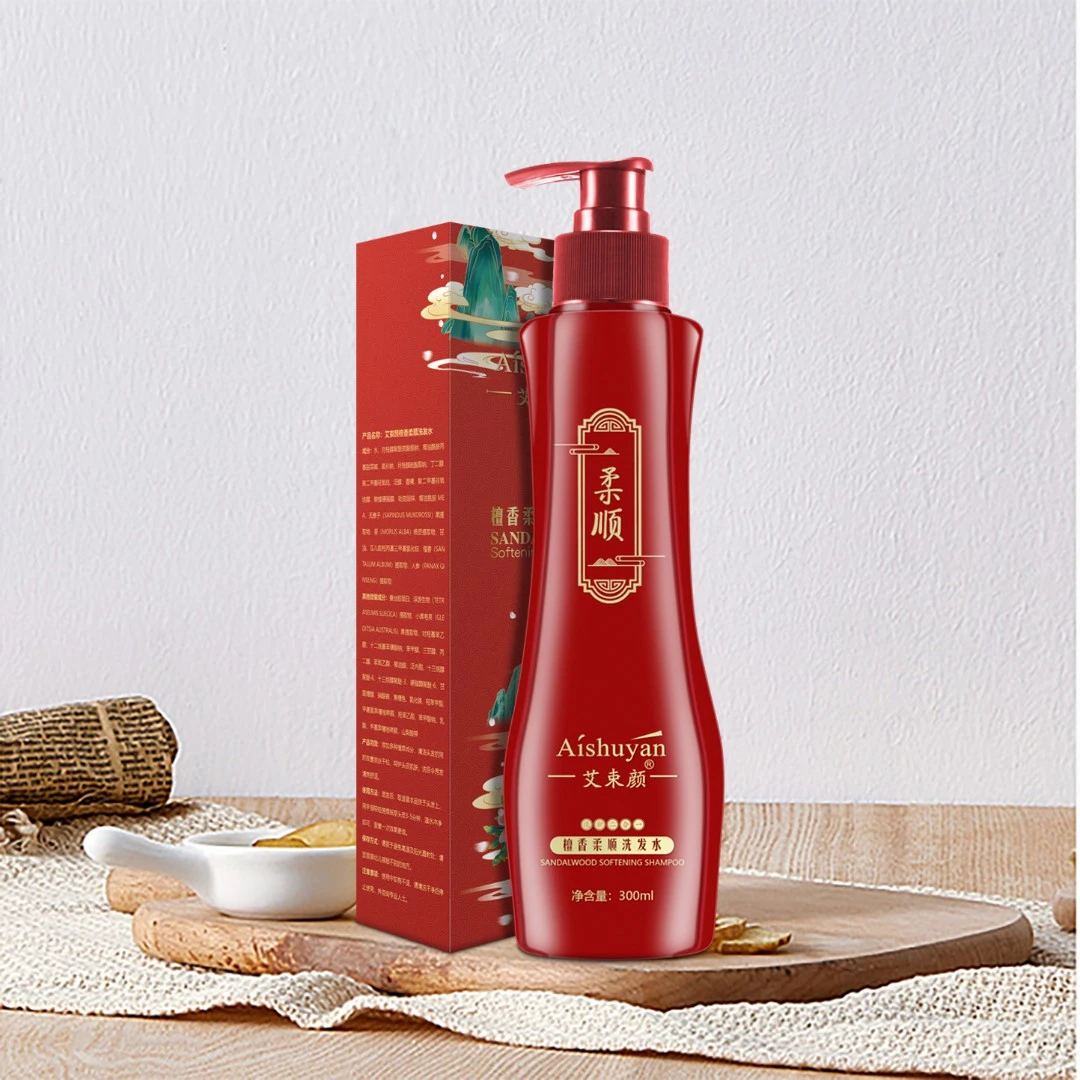 【宠粉福利】10瓶装  艾束颜 檀香柔顺洗发水 300ml