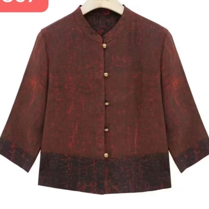 8897-4新款舒适印花双面穿小衫