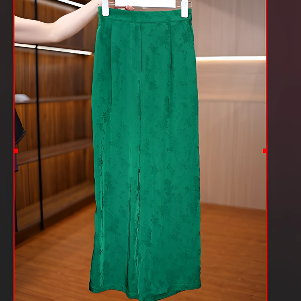 3-913-4新款(绿色）舒适时尚休闲裤