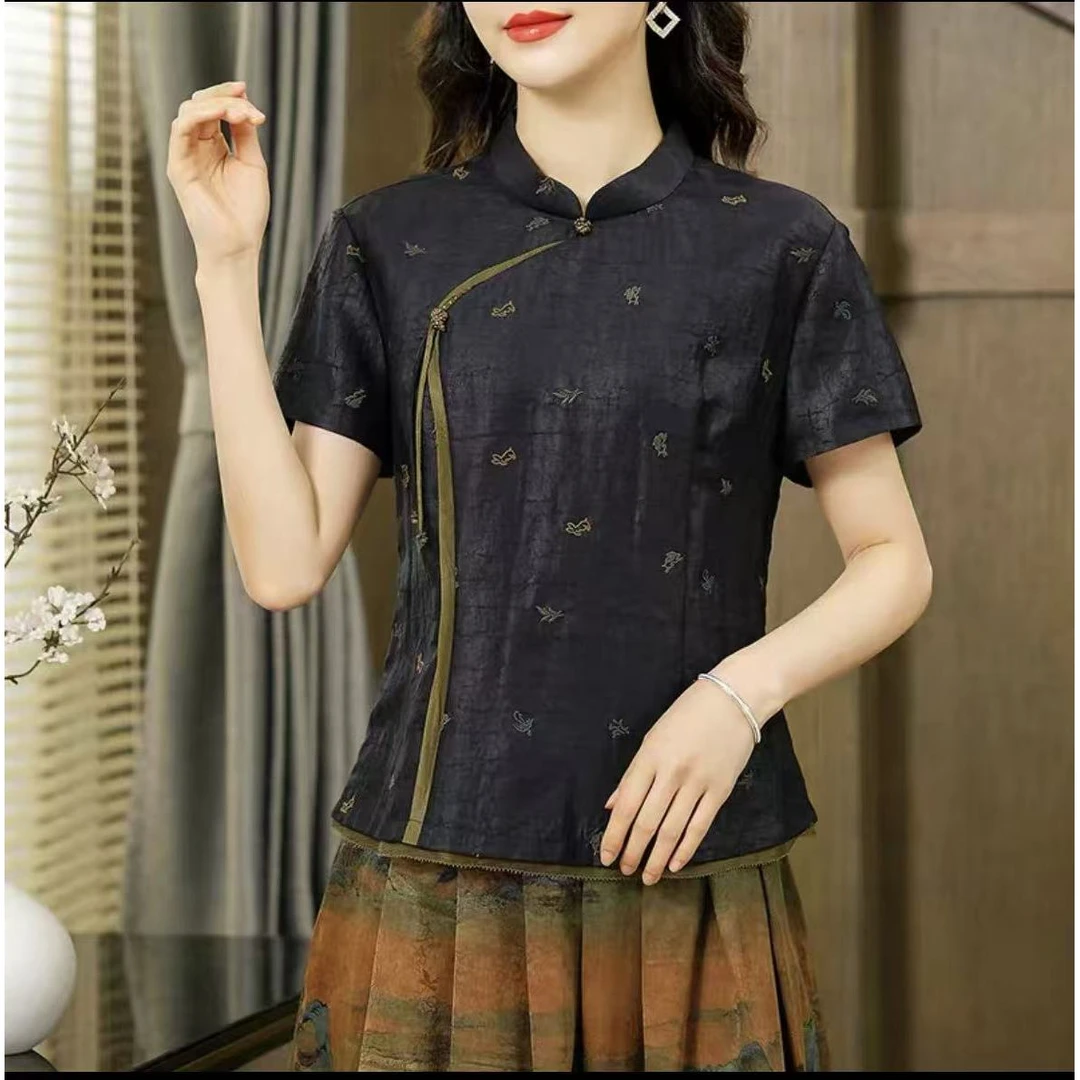 2-259-4新款时尚休闲小衫