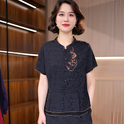 629-4新款 精致刺绣小衫