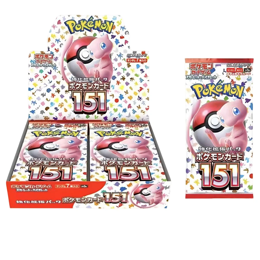 日版宝可梦/151sv2a/小球升大球/盲盒收藏卡牌《落魄代拆》