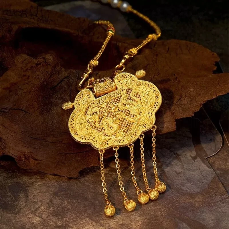 墨染霖 吊坠足银 天子门生手工吊坠时尚复古编织国风