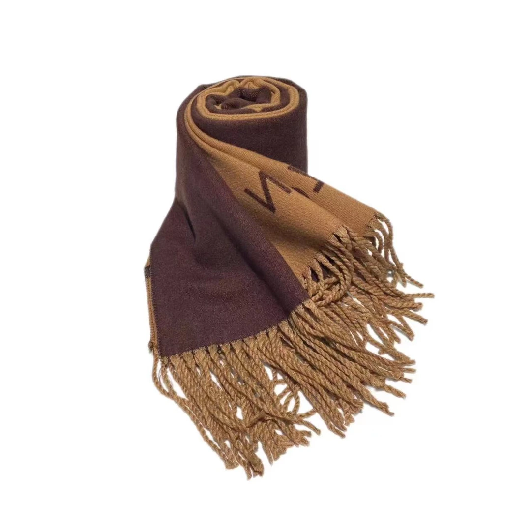 563可可西里咖色围巾