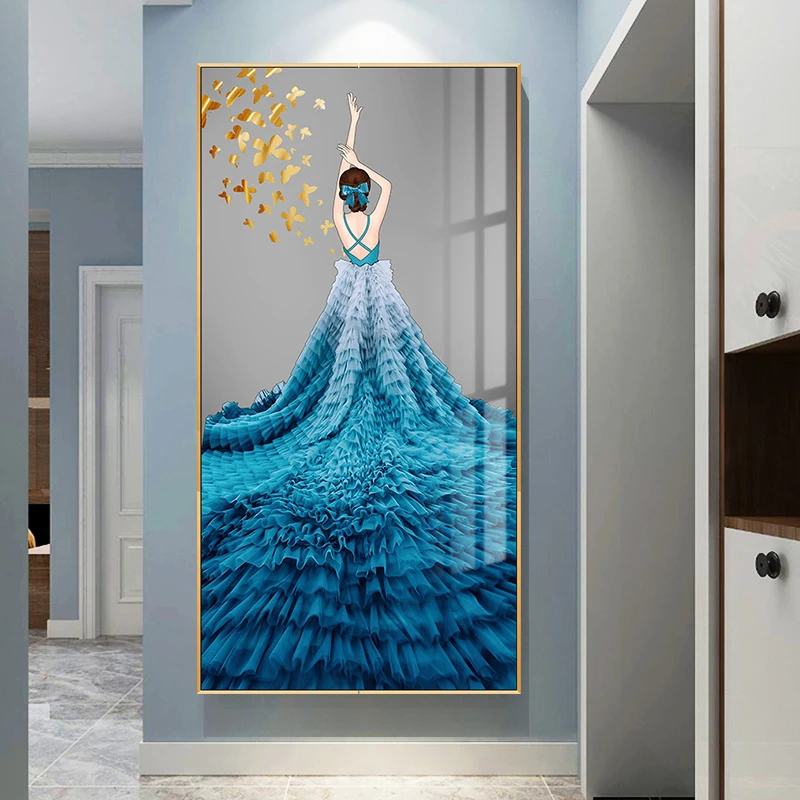 芳华三【62058】芳华客厅玄关自绣棉线中式简约竖版十字绣24满绣