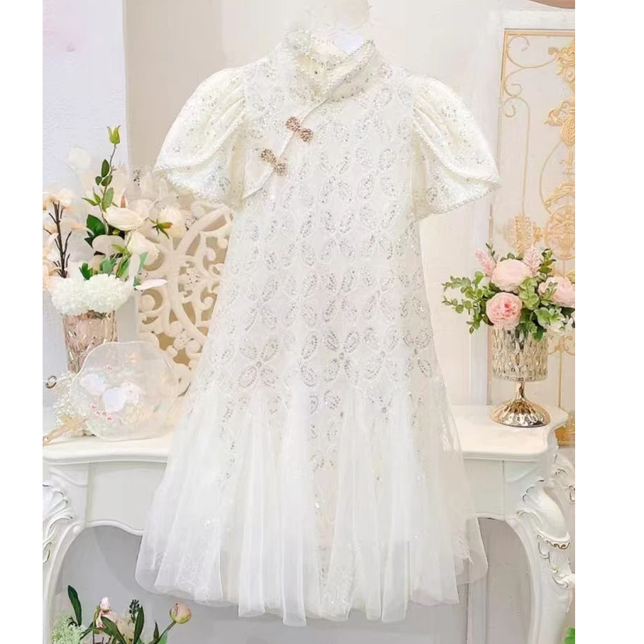 韩韩（439）好看连衣裙白色洋气