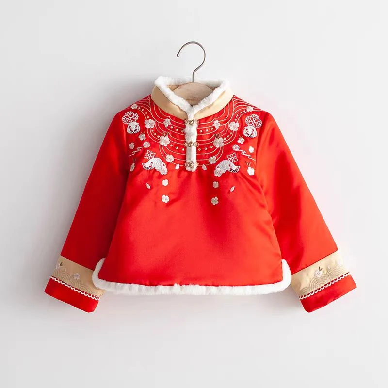 韩韩（430）好看中国风拜年服上衣