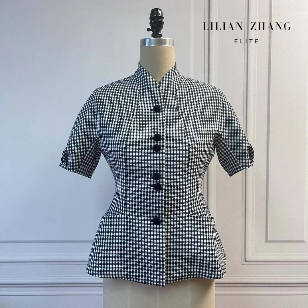 定制—Vintage--Lady挚爱-“New Look”经典S廓形型上衣 2205014