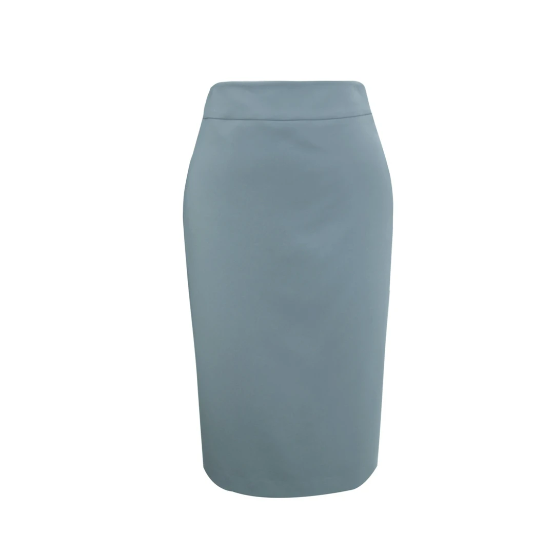 知性风-时尚显瘦-春夏秋修身-纯色商务  休闲开衩包臀裙  2103023