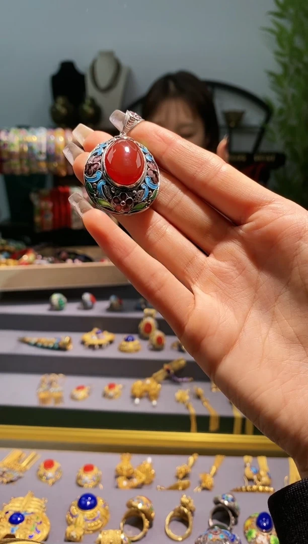 【闪购商品】花丝镶嵌挂坠或其他