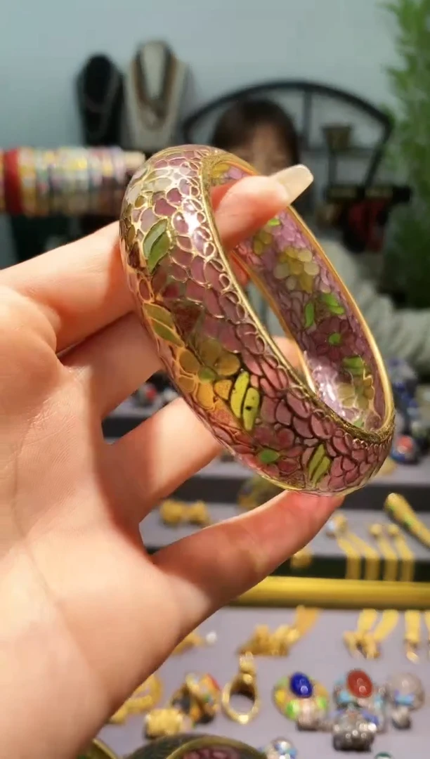 【闪购商品】脱胎儿景泰蓝 手镯