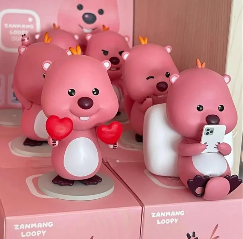 （小牛蛙拆盒）loppy冰箱贴萌粒潮玩手办摆件盲盒