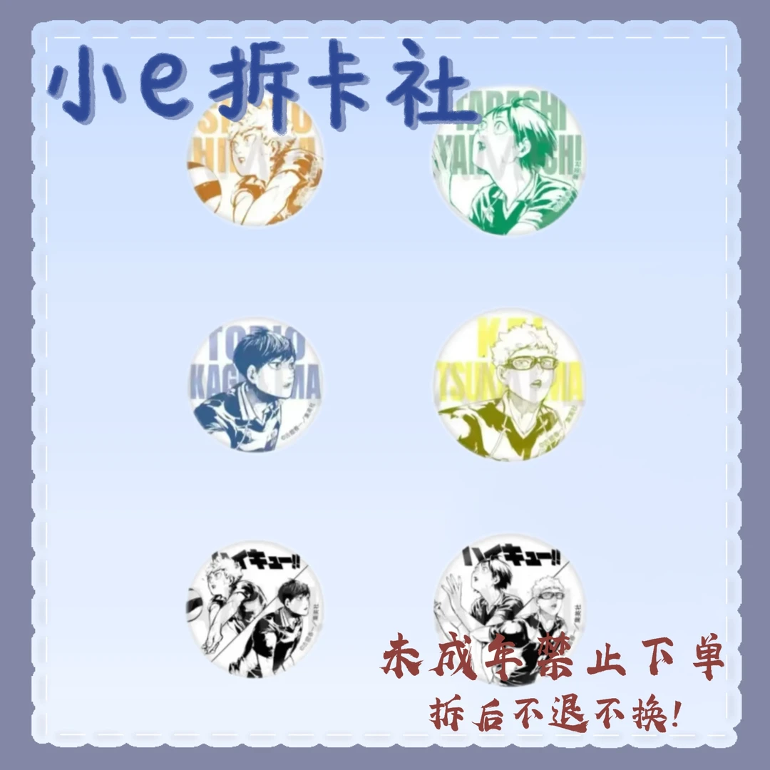 【排球少年】排球少年仙台观光特使纪念系列（盲盒代拆）